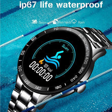 Load image into Gallery viewer, Smart Watch For Men With LED Screen and Heart Rate Monitor Blood Pressure Fitness tracker Sport waterproof Smartwatch