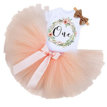Load image into Gallery viewer, New 1st Birthday Tutu Baby Infant Christening Cake Dresses for Party Kids 1 Year Baby Girl For Birthday Party