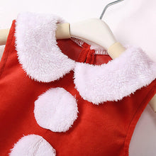 Load image into Gallery viewer, Christmas Princess Dress and Bowknot Hat Outfits Newborn Perfect Gift For Baby Girl