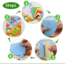 Load image into Gallery viewer, 10 designs/lot Cartoon 3D EVA Foam Sticker Puzzle Series Kids Multi-patterns Styles Toys for Children Birthday Gift