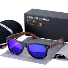 Load image into Gallery viewer, Wood Elegant Modern Classic Universal Men and Woman Sunglasses With Polarized Glasses and UV400 Protection