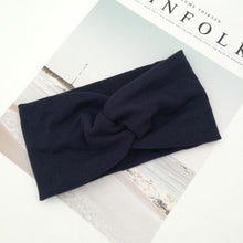 Load image into Gallery viewer, Baby Solid Cross Knitted Headband For Girls Women Kids Twisted Elastic Hairband Turban