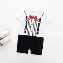 Load image into Gallery viewer, Luxury Baby Rompers Summer Style Baby Boy Girl Clothing Newborn Infant Short Sleeve Clothes Suit For Boys 1st Birthday