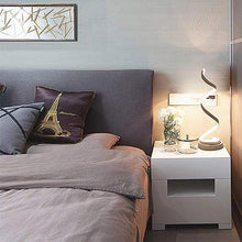 Load image into Gallery viewer, LED Spiral Table Lamp Modern Curved Desk Bedside Lamp Dim able Warm White Light For Living Room And Bedroom
