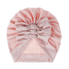 Load image into Gallery viewer, Modern Turban Baby Girls Bow Turban Hats Cotton Kids Beanie Children Hats Accessories For Girls Baby
