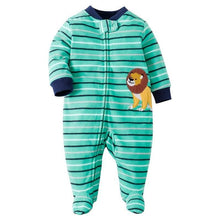 Load image into Gallery viewer, Modern Cartoon Unicorn Baby Girl Jumpsuit Footies Romper For Newborn Boy and Girls In Trend Design