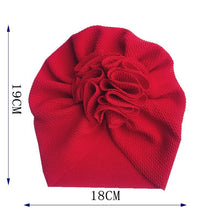 Load image into Gallery viewer, Elegant Flower Baby Hat Toddler Turban Head wraps Kids Bonnet Hat Newborn Baby Hat For Baby Girls