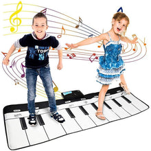 Load image into Gallery viewer, Electronic Musical Mat Carpets Keyboard Baby Piano Play Mat Toy Musical Instrument Music Toys Educational Toys Fro Kids