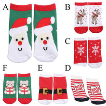Load image into Gallery viewer, Unisex Baby Shoes Baby Boys Girls Winter Warm Santa Claus First Walkers Cute Christmas Baby Boots