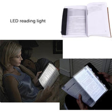 Load image into Gallery viewer, Modern Flat Plate LED Book Light Reading Night Light Portable Travel Led Desk Lamp Eye Protect for Reading books