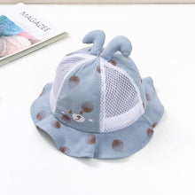 Load image into Gallery viewer, Baby Sun Hat Heart Print Baby Boy/Girl Hat Outdoor Kids Bucket Hat Children Hat Baby Beach Caps Beanie For Girls