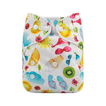Load image into Gallery viewer, Baby One Size Fits All Reusable Baby Cloth Diaper with Microfiber Insert Diaper For Baby Boys and Baby Girls In Modern New Printed Design