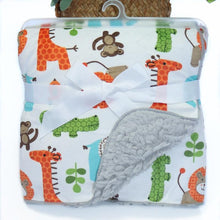 Load image into Gallery viewer, Baby Blankets New Layer Coral Fleece Infant Swaddle Wrap Owl Printed Newborn Baby Bedding Blanket