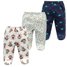 Load image into Gallery viewer, 3PCS Baby Pants 100% Cotton Baby Girls and Boys Clothes Unisex Casual Bottom PP Pants Newborn Baby Clothing For Children