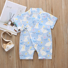 Load image into Gallery viewer, Summer Baby Girl/Boys Clothing Short-sleeved Rompers Jumpsuit Floral Print Cute Soft Newborn Infant Baby Playwear For Girls and Boys Kids