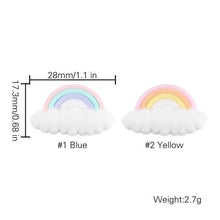 Load image into Gallery viewer, 5PCS/SET Silicone Animal Beads BPA Free Baby Teething Beads Toy For Pacifier Clips New Born Silicone Rodent Tiny Rod Baby Teether For Baby Kids
