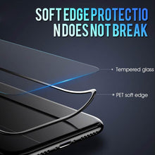 Load image into Gallery viewer, 2000D Curved Edge Tempered Glass For iPhone SE 2020 6 6S 7 8 Plus Full Cover Glass on iPhone 11 Pro XS Max X XR Screen Protector Screen Protector No Side Bezel Easy Installation Frame 3X Stronger Screen Protector
