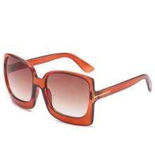 Load image into Gallery viewer, Fashion Oversized Women Square Big Frame Graduent Woman and Lady Sunglasses Brand Designer with UV400 Protection gafas de sol mujer