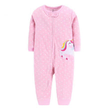 Load image into Gallery viewer, Modern Baby Girl And Boys Pajamas Clothes fleece One Pieces Jumpsuits Romper For Kids 9 - 24M