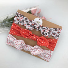 Load image into Gallery viewer, Baby Headband Flower Print Hair Wear for Newborn Baby Girl Headband for Little Girl Headbands Children Bow