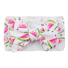 Load image into Gallery viewer, Luxury Mdoern Big Baby Kids Bows Headband Girls Floral Headwrap Elastic Hair Accessories Toddler Knotted for Girls