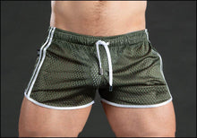 Load image into Gallery viewer, New Gym Men's Sport Running Shorts Quick Dry grid Workout Short Pants GYM Wear Men Soccer Tennis Training Beach Swim Shorts Men's Boxer Shorts Ice Silk Mesh Underwear Breathable Basic Boxer Briefs Underpants Sports Shorts