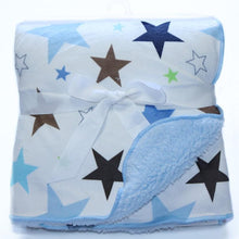 Load image into Gallery viewer, Baby Blankets New Layer Coral Fleece Infant Swaddle Wrap Owl Printed Newborn Baby Bedding Blanket