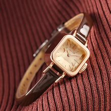 Load image into Gallery viewer, Lady Women's Watch Japan Quartz Hours Fine Fashion Dress Bracelet Leather Lovely Mini Candy Square Cute Girl Gift Julius No Box