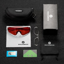Load image into Gallery viewer, ROCKBROS Polarized Cycling Glasses  Clear Bike Glasses Eyewear UV400 Outdoor Sport Sunglasses Men Women Cycling Sunglasses