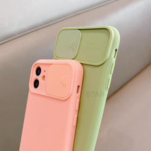 Load image into Gallery viewer, Modern Slide Camera Protector Phone Case On For Iphone 13 Pro 11 12 13pro Max Mini Iphone13 12pro Silicone Silicone Shockproof Phone Case Drop Protection Back Cover For Smartphone
