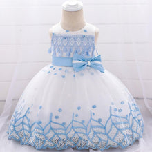 Load image into Gallery viewer, Leaf Embroidered Princess Children Elegant Dress For Girls Baby Wedding Dresses Unique Design