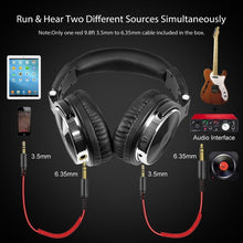 Load image into Gallery viewer, Proffesional Studio Luxury STEVVEX Headphones Hifi Studio DJ Headphone Wired Monitor Music Gaming Headset Earphone For Phone Computer PC With Mic
