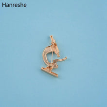 Load image into Gallery viewer, Hanreshe Classic High Quality Microscope Brooch Pin Zinc Alloy Medical Equipment Medical Pins For Doctors Nurses Lapel Jewelry