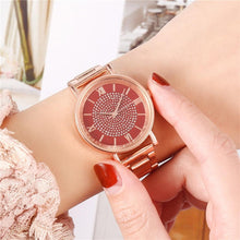 Load image into Gallery viewer, New STEVVEX Women Watches 2020 Trend Luxury Style Diamond Rose Gold Ladies Wrist Watches Magnetic Women Bracelet Watch For Women and Girls
