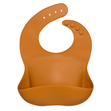 Load image into Gallery viewer, Silicon Breastplate Baby Bib Waterproof Solid Infant Bandana Bibs Newborn Feeding Burp Cloth Bib For Kids