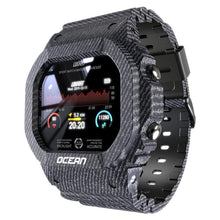 Load image into Gallery viewer, Ocean Army Smart Watch For Menand Woman For Fitness and Sport With Tracker Blood Pressure Message Push Heart Rate Monitor and Clock Smartwatc For Android
