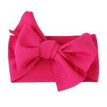 Load image into Gallery viewer, Newborn Toddler Baby Girls Head Wrap Rabbit Big Bow Knot Turban Headband Hair Accessories For Girls Kids