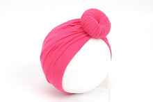 Load image into Gallery viewer, Newborn Toddler Kids Turban Cotton Beanie Hat Winter Cap Knot Solid Soft Sleeping Caps For Kids