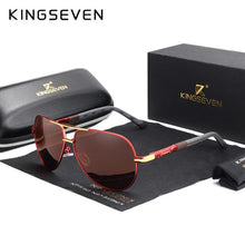 Load image into Gallery viewer, Summer Luxury Aluminum Magnesium Men's Retro Aviation Popular Sunglasses Polarized Men Mirror Glasses oculos Eyewear Accessories For Men