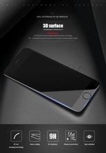 Load image into Gallery viewer, 9d Full Cover Tempered Glass For Iphone 8 7 6 6s Plus 5 5s Se 2020 Screen Protector On Iphone 11 Pro Xs Max X Xr Protective Film Rounded Edge Glass Screen Protector Tempered Glass For Iphone