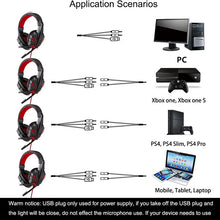Load image into Gallery viewer, QearFun New Pink Headphones for PC Girls Gaming Wired Headset with Microphone Gamer for PS4 Windows XP/7/8/10 Laptop Phone