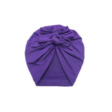 Load image into Gallery viewer, Luxury Modern Baby Headband Hat Bowknot Print Cotton Stretchy Turban Headband Infant Head Wrap Beanie Hat For Babies and Kids