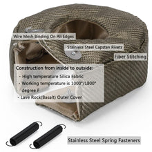 Load image into Gallery viewer, VR - 100% Full Titanium T3 Turbo Charger Heat Shield Cover Blanket Fit For : T2 T25 T28 GT28 GT30 GT35 Car Accessories