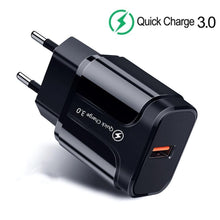 Load image into Gallery viewer, Portable 5V 3A Universal Charger USB Phone Chargers Quick Charge 3.0 Fast Charging