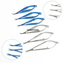 Load image into Gallery viewer, 8.5cm Venus scissors Ophthalmic micro scissors eye surgical tools Stainless steel/ Titanium alloy scissors