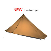 Load image into Gallery viewer, 3F UL GEAR official Lanshan 1 pro Tent Outdoor 1 Person Ultralight Camping Tent 3 Season Professional 20D Silnylon Rodless