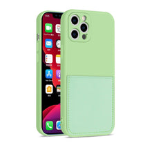 Load image into Gallery viewer, Simple Wallet Case For iphone Silicone Case For iphone 13 12 11 Pro Max Mini With Card Holder Cover Classic Silicone Full Protection Anti-Scratch Shockproof Case