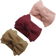 Load image into Gallery viewer, Modern Luxury Elegant Baby Girls Headband Turban Photography Props Baby Hair Accessories Bow 3 Pcs Set For Girls Baby