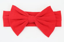 Load image into Gallery viewer, Headband Knitted Cotton Children Girls Elastic Bow Hair Bands Turban for girl Headbands