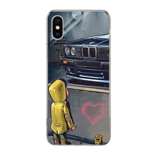 Load image into Gallery viewer, Boy See Sports Car Drift Phone Case For Iphone 14 11 12 13 Pro Max Xr X Xs Mini 8 7 Plus 6 6s Se 5s Soft Silicone Gel Cover For Iphone
